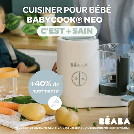 Babycook Néo Robot Cuiseur Bébé 6 en 1 Gris et Blanc BEABA - 4