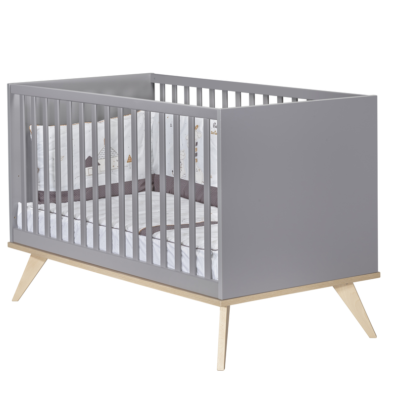 Chambre Duo Lit 70x140 Commode Fanon Gris Vente En Ligne De Chambre Bebe Bebe9