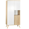 Chambre TRIO Lit 140x70 + Commode Bleue + Armoire SEVENTIES SAUTHON - 6