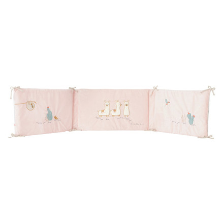 Tour De Lit Rose Veloudoux 33cm Moris Sacha Vente En Ligne De Linge De Lit Bebe Bebe9