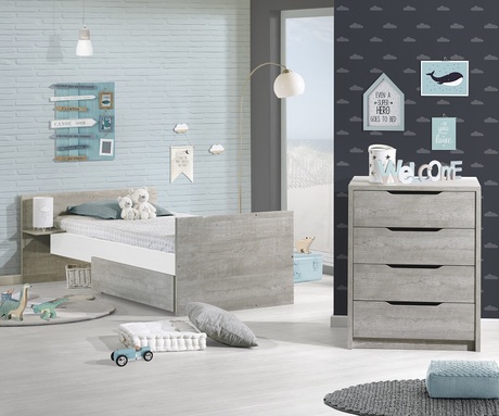 Chambre Lit 140x70 Commode Armoire Loft Bois Vente En Ligne De Chambre Bebe Bebe9