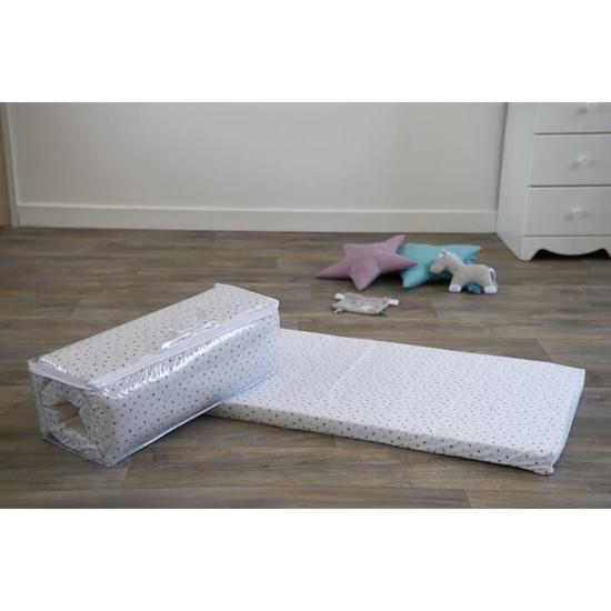 Candide - Matelas bébé de voyage 60x120cm Terrazzo