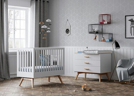 Chambre Duo Nautis Lit 70x140 Commode Blanc Vente En Ligne De Chambre Bebe Bebe9