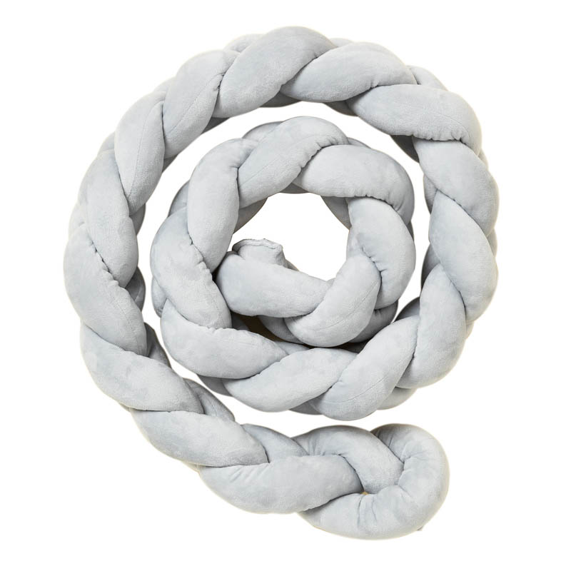 Coussin Tresse Tricolore 300cm Gris Vente En Ligne De Chambre Bebe Bebe9