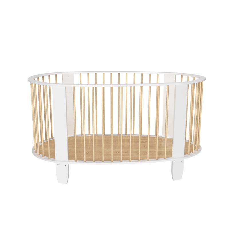 Lit bébé Brume 60X120 - Blanc jacadi