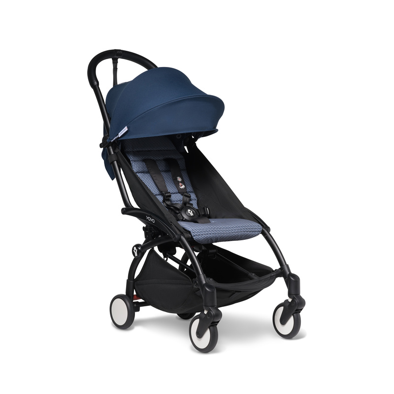 Poussette Yoyo Pack 6 Nacelle Bleu Air France Cadre Noir Vente En Ligne De Poussette Bebe9