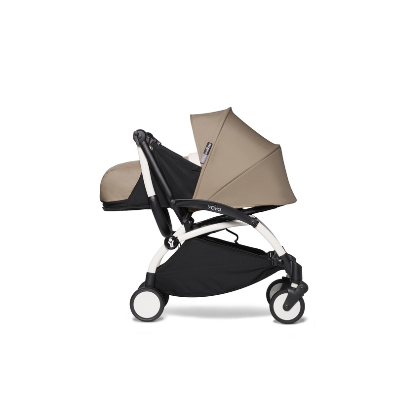 Poussette BABYZEN YOYO² tout en un 0+/6+ et siège auto blanc-taupe