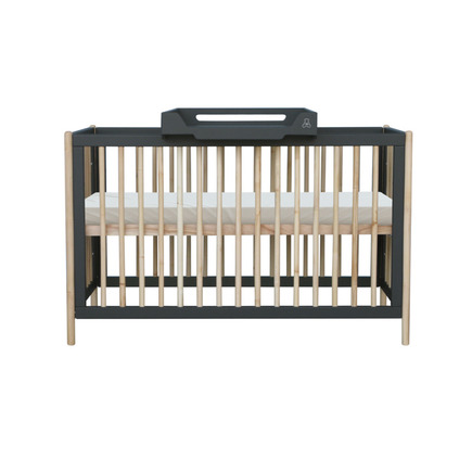 Lit Evolutif 60x1 Cannage Rotin Oceane Ardoise Vente En Ligne De Bebe9