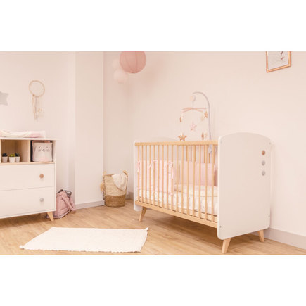 Lit Bebe 60x1 Senja Blanc Vente En Ligne De Bebe9