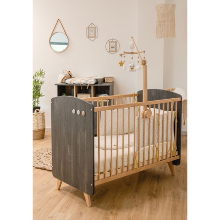 Lit Bebe 60x1 Senja Anthracite Vente En Ligne De Chambre Bebe Bebe9