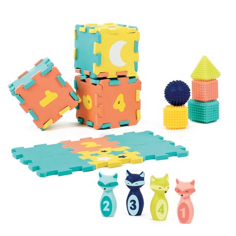 Coffret D Activites Tapis Quilles Formes Vente En Ligne De Eveil Bebe Bebe9