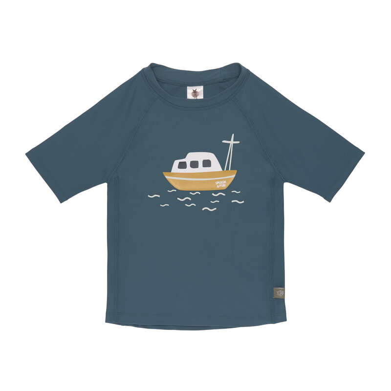 T Shirt Anti Uv Manches Courtes Bateau 12 Mois Bleu Vente En Ligne De Linge De Lit Bebe Bebe9