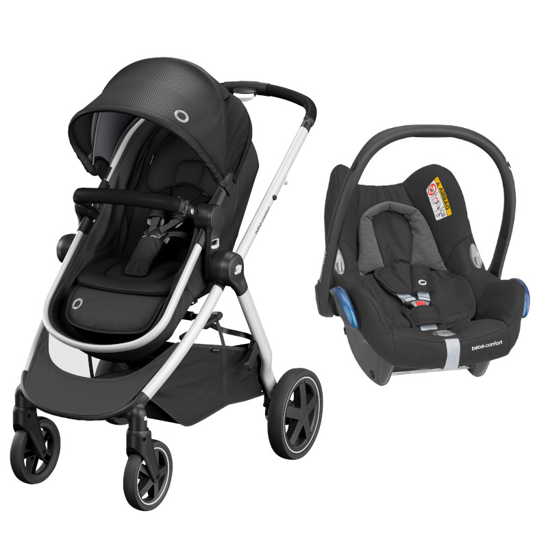 Poussette Duo Zelia Cabriofix Essential Black Vente En Ligne De Poussette Bebe9