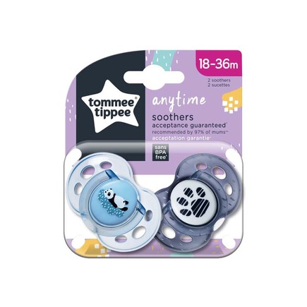 Sucette CTN Classique 18-36m Mixte x2 TOMMEE TIPPEE