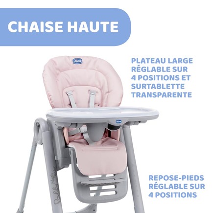 Chaise Haute Polly Magic Relax 4r Paradise Pink Vente En Ligne De Repas Bebe9