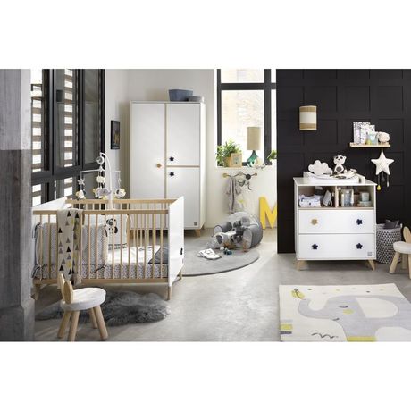 Armoire 3 Portes Oslo Etoile Vente En Ligne De Chambre Bebe Bebe9