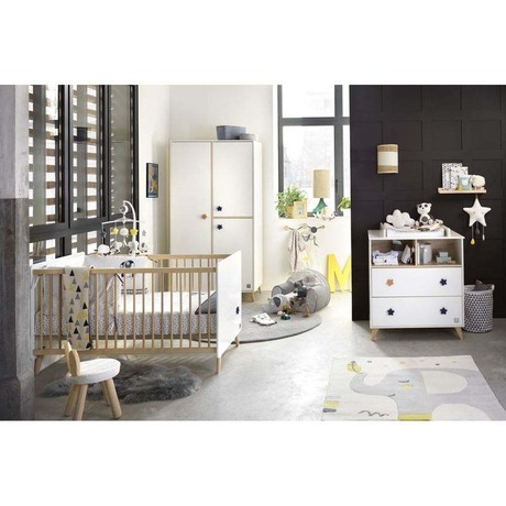 Chambre Oslo Etoile Lit 70x140 Commode Armoire Vente En Ligne De Chambre Bebe Bebe9