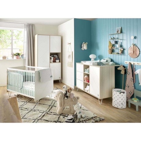 Chambre Duo Lit 70x140 Commode Happy Vente En Ligne De Chambre Bebe Bebe9