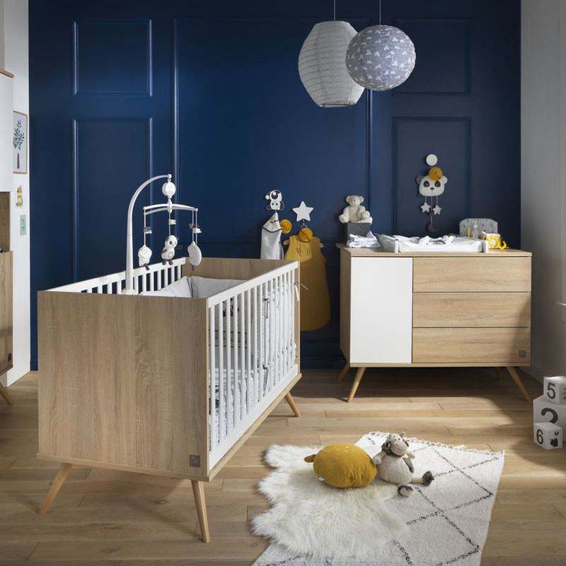 Chambre Duo Lit 140x70 Commode Bois Seventies Vente En Ligne De Chambre Bebe Bebe9