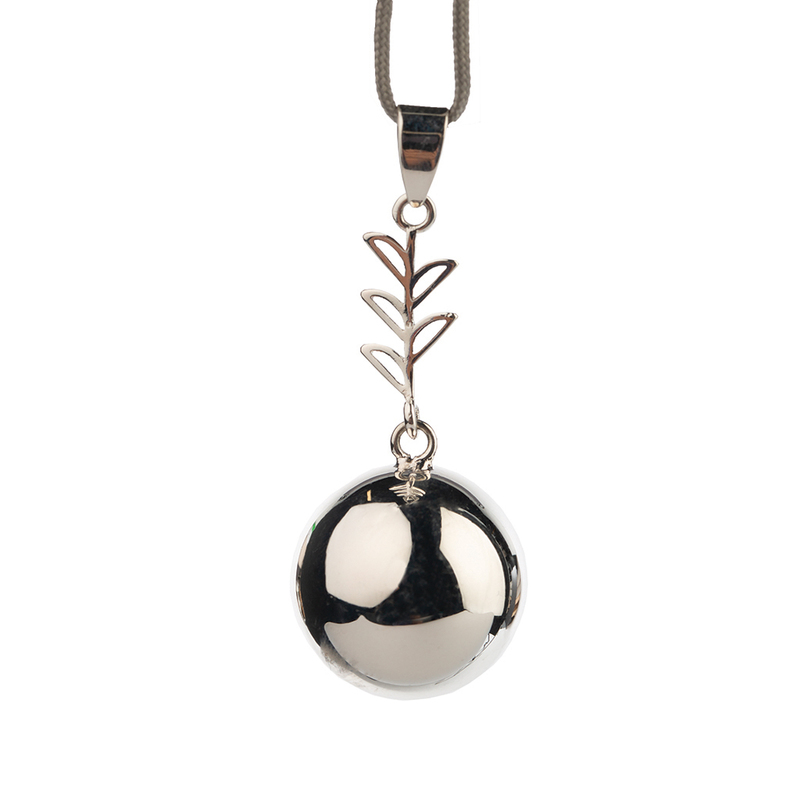 Bijou De Grossesse Bola Argent Pendant Feuilles Vente En Ligne De Toilette Bebe Bebe9