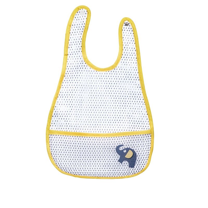 Bavoir Plastifie Babyfan Elephant Jaune Vente En Ligne De Repas Bebe9