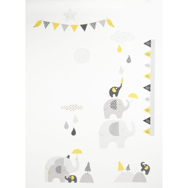 Stickers Muraux Toise Elephants Vente En Ligne De Chambre Bebe Bebe9