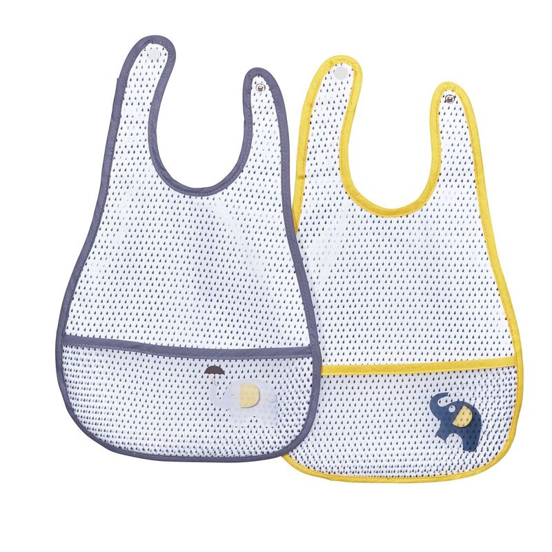 Bavoir Plastifie Babyfan Elephant Jaune Vente En Ligne De Repas Bebe9