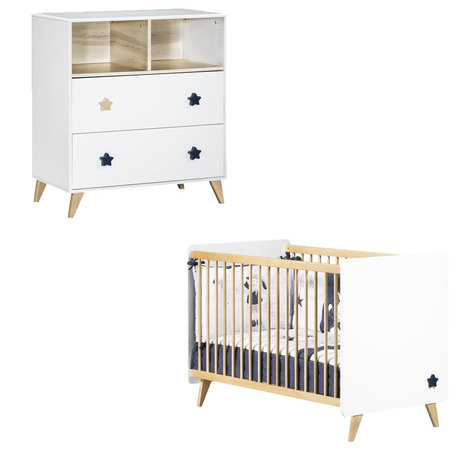 Chambre Duo Lit 60x1 Commode Plan A Langer Offert Oslo Etoile Vente En Ligne De Chambre Bebe Bebe9