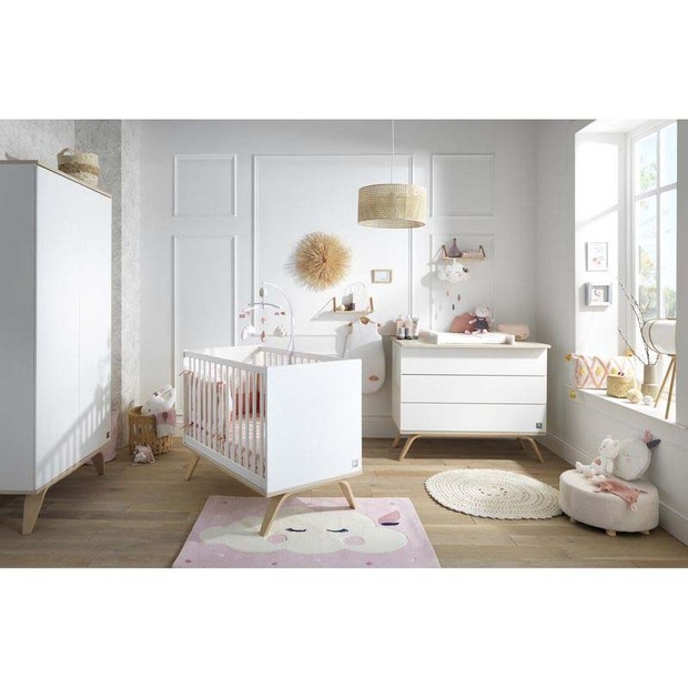 Chambre TRIO lit 120x60 commode armoire Plan OFFERT SERENA SAUTHON