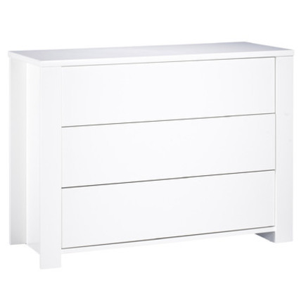 Chambre Lit 120x60 commode armoire LOFT Blanc + PL OFF SAUTHON - 3