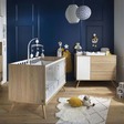 Chambre DUO Lit 120x60 + Commode Bois SEVENTIES + PL OFF SAUTHON