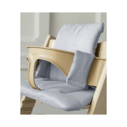 Stokke - Chaise tripp trapp rouge avec baby set et coussin (ancien