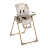 FIDI - Chaise haute 3en1 pour bébé - 6-36 mois - Plateau amovible - Dossier  inclinable - Noir