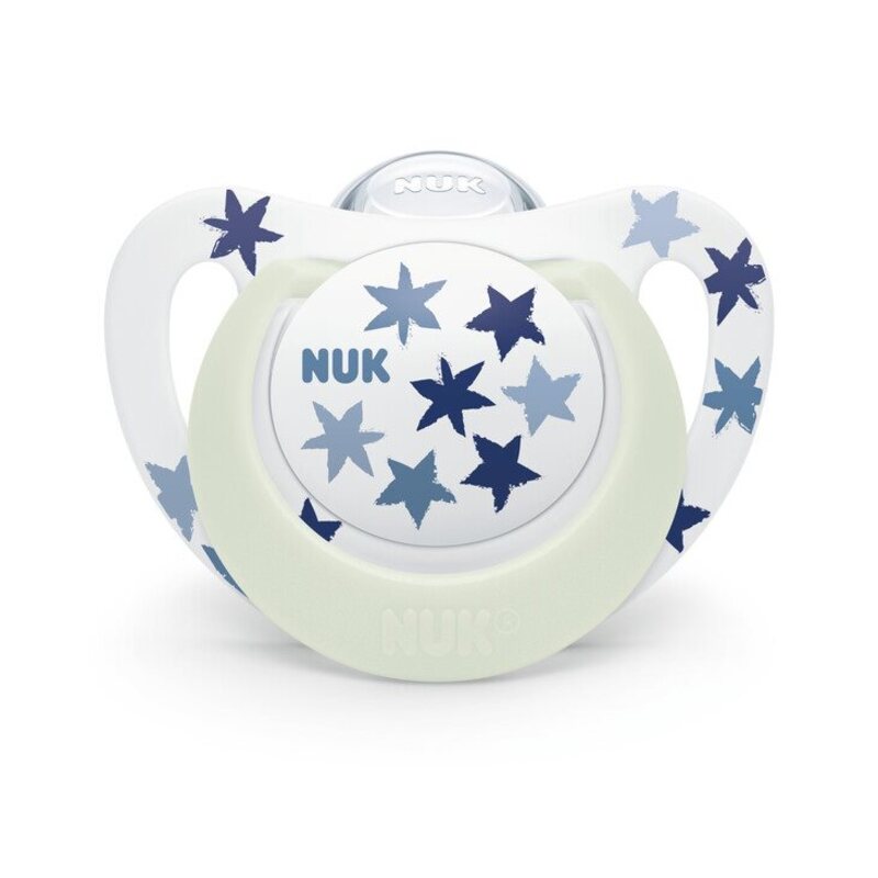 NUK SUCETTES STARLIGHT DAY & NIGHT 18-36 MOIS LOT DE 2