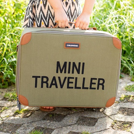 Mini valise Traveller Kaki, Childhome