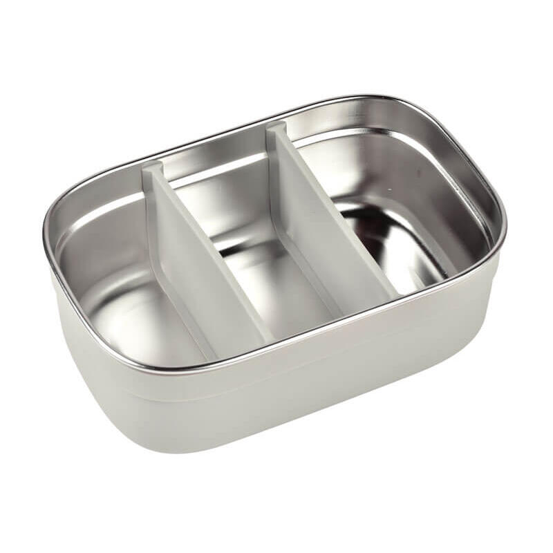 Boite casse-croûte ou goûter en inox, 19 x 14 cm achat vente