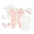 Kit Naissance Fleurs 0 Mois Rose TROIS KILOS SEPT