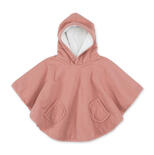 Poncho de Voyage 9-36M Jersey + Polaire - Terracotta