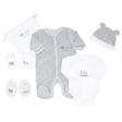 Kit Naissance Mini Nous 0 Mois Gris Chiné TROIS KILOS SEPT