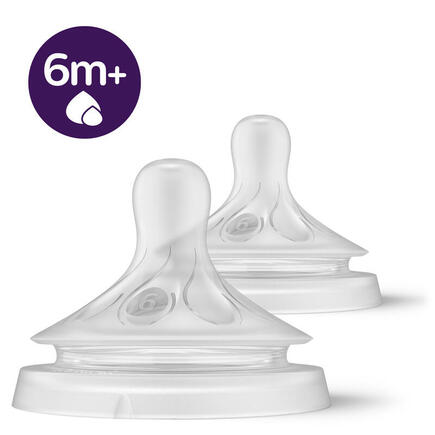 Avent Natural Tétine +6 mois Silicone x2