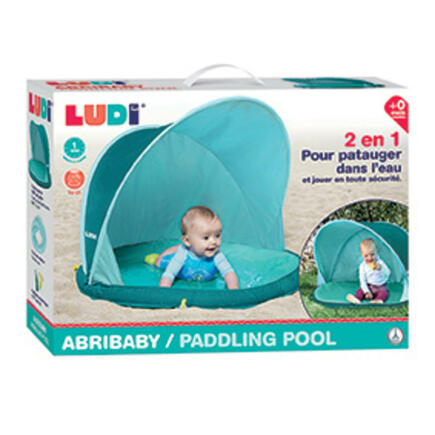  Tente Anti-uv Piscine Abribaby Bleu LUDI - 2