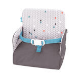Rehausseur de chaise enfant 2 en 1 thermobaby yeehop - 6-18 mois - harnais  sécurité 3 points - tablette amovible - bleu océan THE3023191987773 -  Conforama