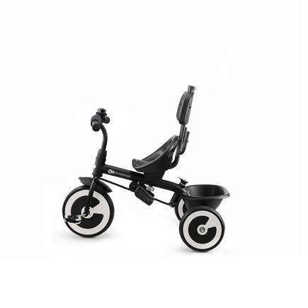 Kinderkraft ASTON Tricycle Bébé Évolutif, Draisienne Évolutif, Trike Bebe,  Velo Poussette Bebe Évolutif, Velo Enfant 5 ans, De 9 Mois, Compact,  Accessoires Pratiques, Capote pliante, Gris