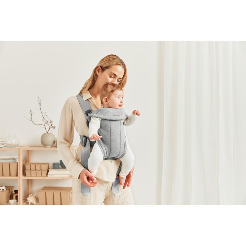 Porte-bébé Mini 3D Jersey - Gris Clair