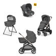 Poussette TRIO System Quattro Aptica Darwin Velvet Grey INGLESINA