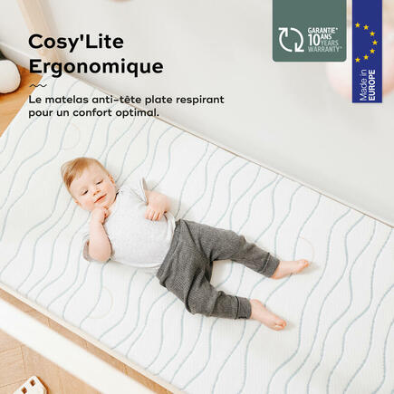 Babymoov Matelas Ergonomique Cosy'lite - 60 x 120 cm - Matelas bébé  Babymoov sur L'Armoire de Bébé