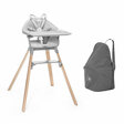 Chaise haute Clikk™ Cloud Grey + Sac de transport OFFERT STOKKE