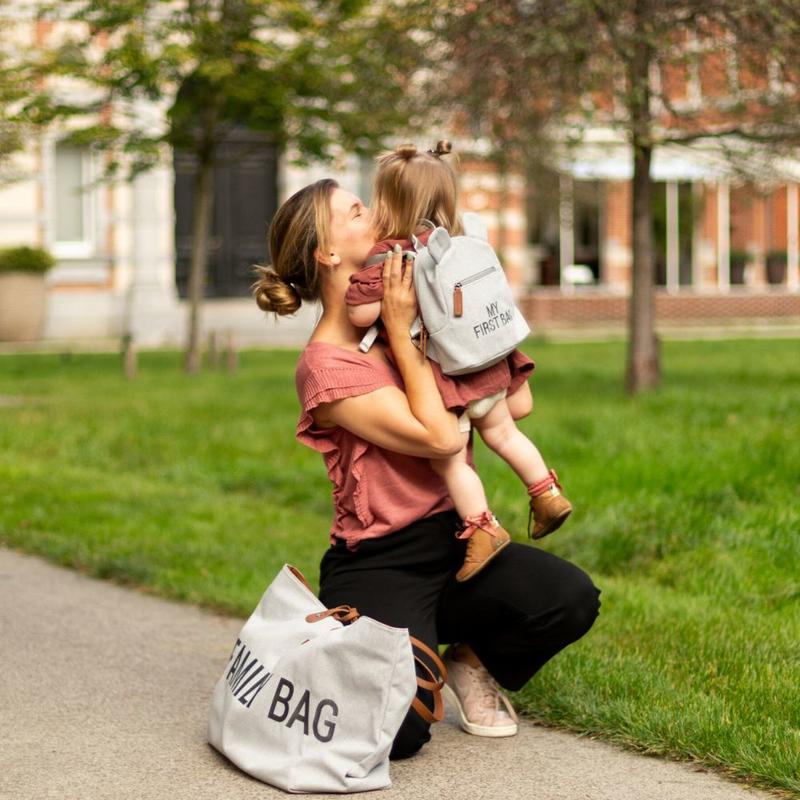 Sac à dos kids my first bag canvas kaki Childhome