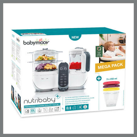 PACK Nutribaby(+) white + 3 Babybols 250 ml BABYMOOV - 4