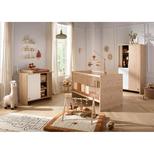 Chambre TRIO Lit 140x70 Commode1P Armoire 2P TOKYO Blanche + PAL OFFERT